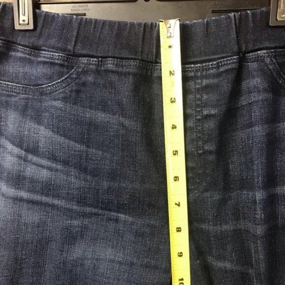 Eileen Fisher Stretch Organic Cotton Jeans Pull-On Minimalist Pants Denim Slim S - Picture 13 of 15